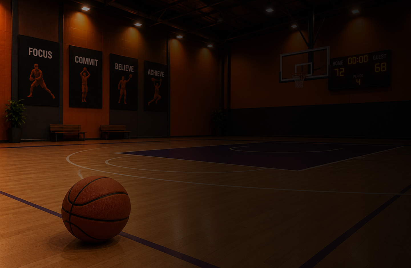 Sports backdrop
